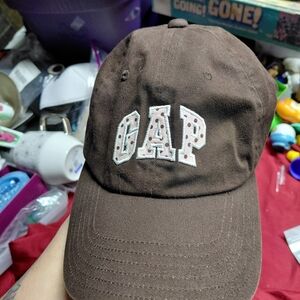 GAP Dark Brown Logo Cap